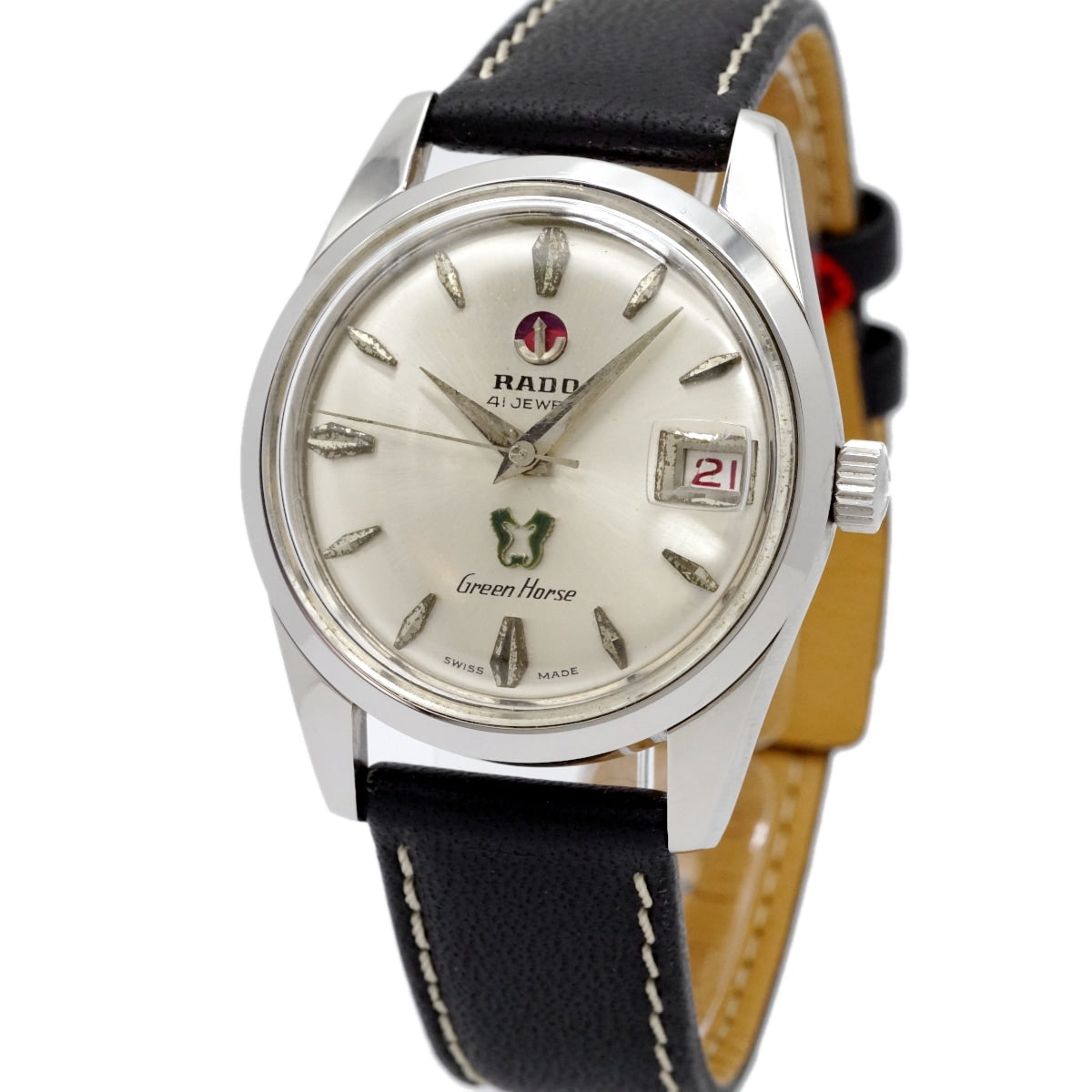 ラドー グリーンホース 41石 Ref.11657/1 金色ムーブメント 自動巻 OH