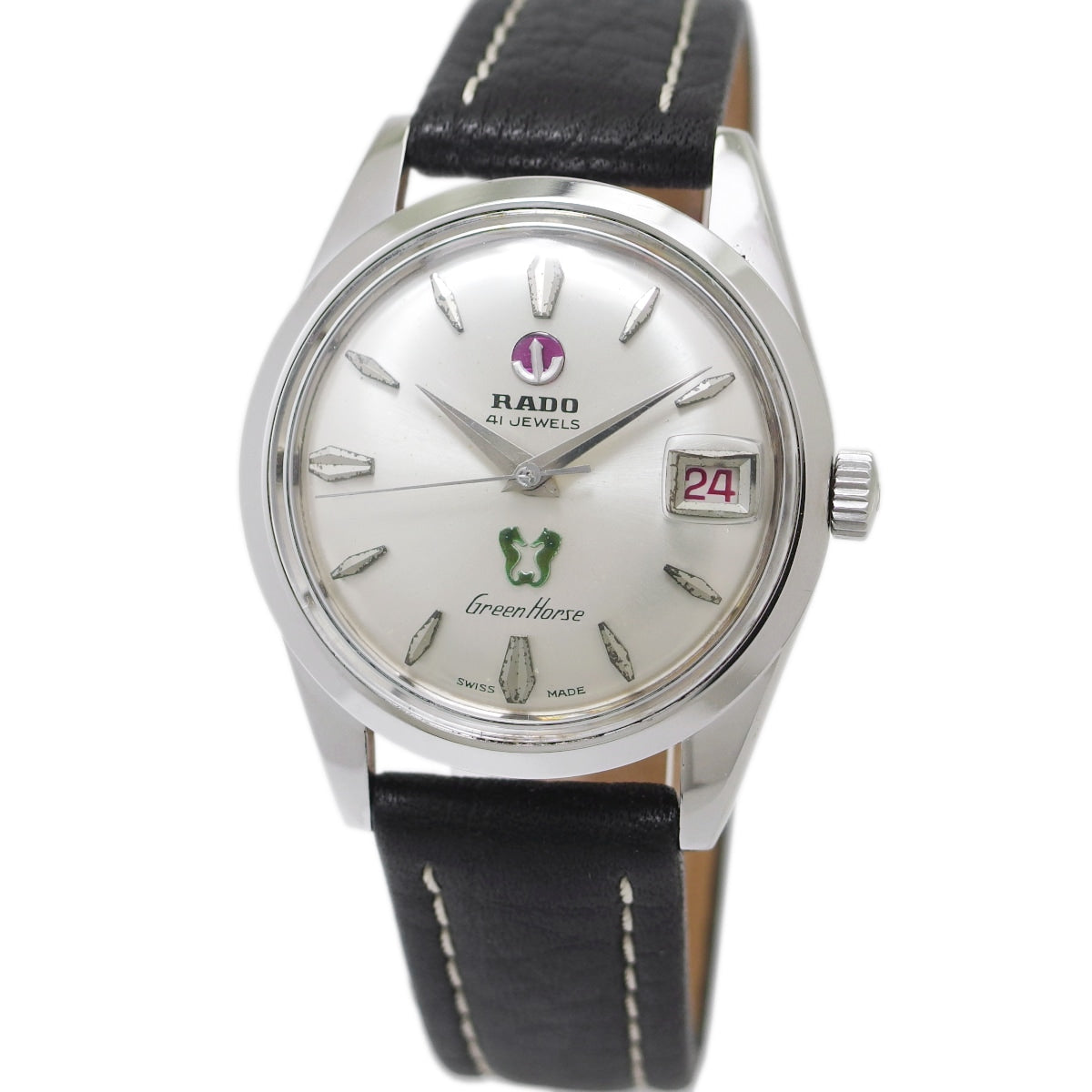 ラドー グリーンホース 41石 Ref.11657 Cal.AS1789 自動巻 OH済 1970