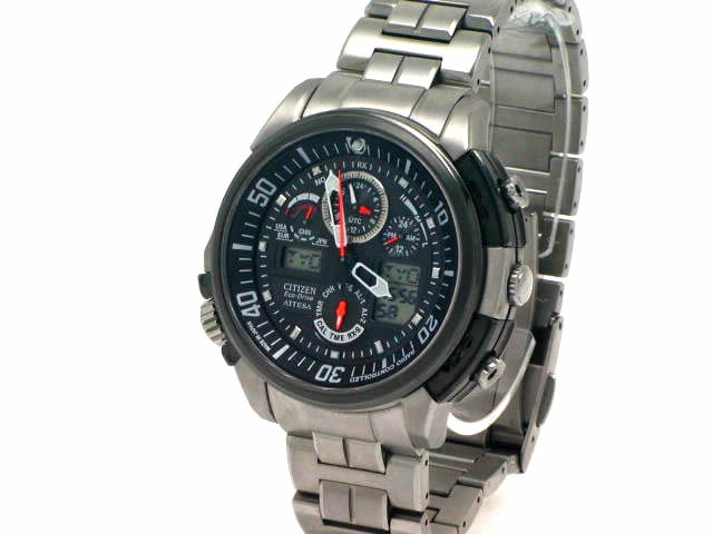 シチズン アテッサ エコドライブ チタン ATV53-2931 USED – WATCH COLLE