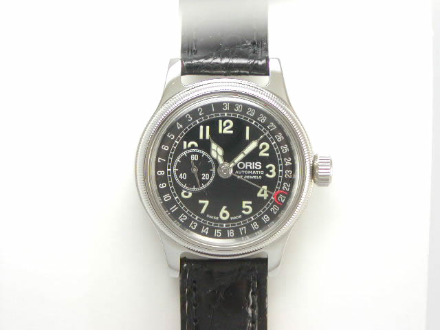 Oris 7462 スモールセコンド 絶盤！オリス ビッグクラウン ポインターデイト 自動巻 スモール