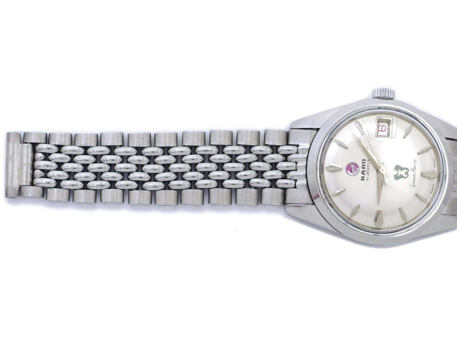 ラドー グリーンホース 41石 Ref.11657 純正ブレス Cal.1789 自動巻 OH