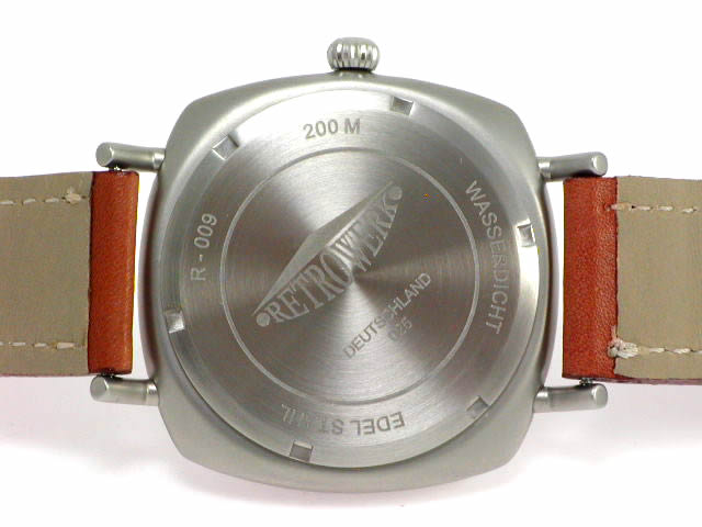 レトレック R-009 ステンレススティール 自動巻　ホワイトダイヤル ドイツ製 新品
