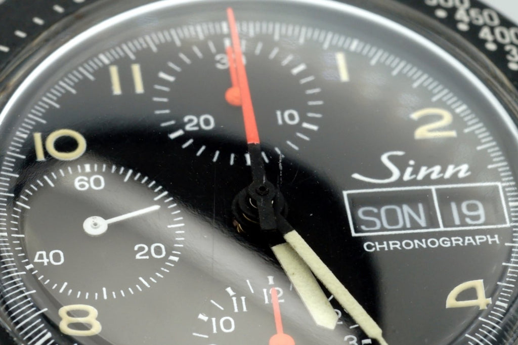 Sinn 256T Chronograph Day-Date ETA 7750 25 Jewels Automatic OH Serviced USED