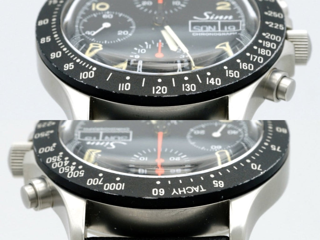 Sinn 256T Chronograph Day-Date ETA 7750 25 Jewels Automatic OH Serviced USED