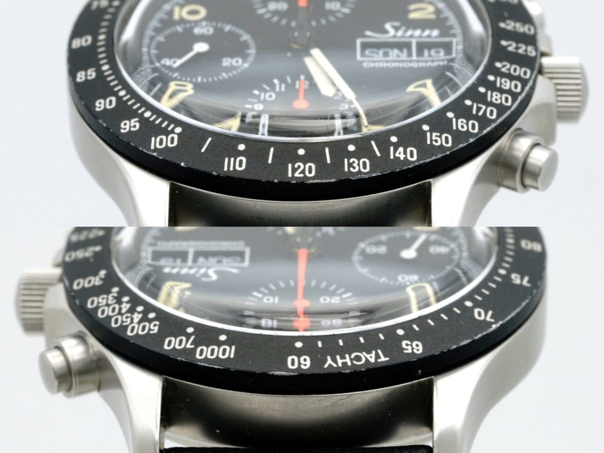 Sinn 256T Chronograph Day-Date ETA 7750 25 Jewels Automatic OH Serviced USED