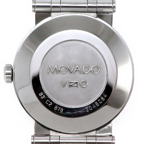 Movado Vizio Ref.83 C2 878 Black Dial Original Bracelet Quartz USED