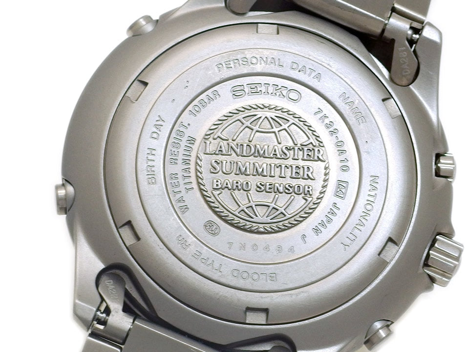 セイコー ランドマスター サミッター SBCN003 7K32-0A10 チタン クオーツ 1997年製 USED Seiko