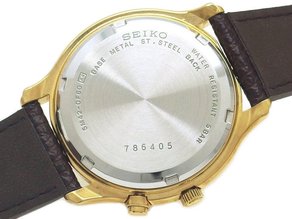 セイコー 長野オリンピック記念 5M42-0F60 漆モデル キネティック 1998年 付属品なし USED Seiko