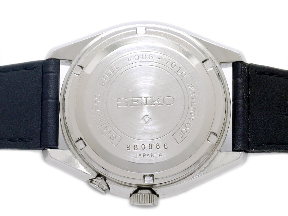 セイコー ベルマチック デイデイト 4006-7010 シルバー文字盤 自動巻 OH済 昭和44年製 Seiko