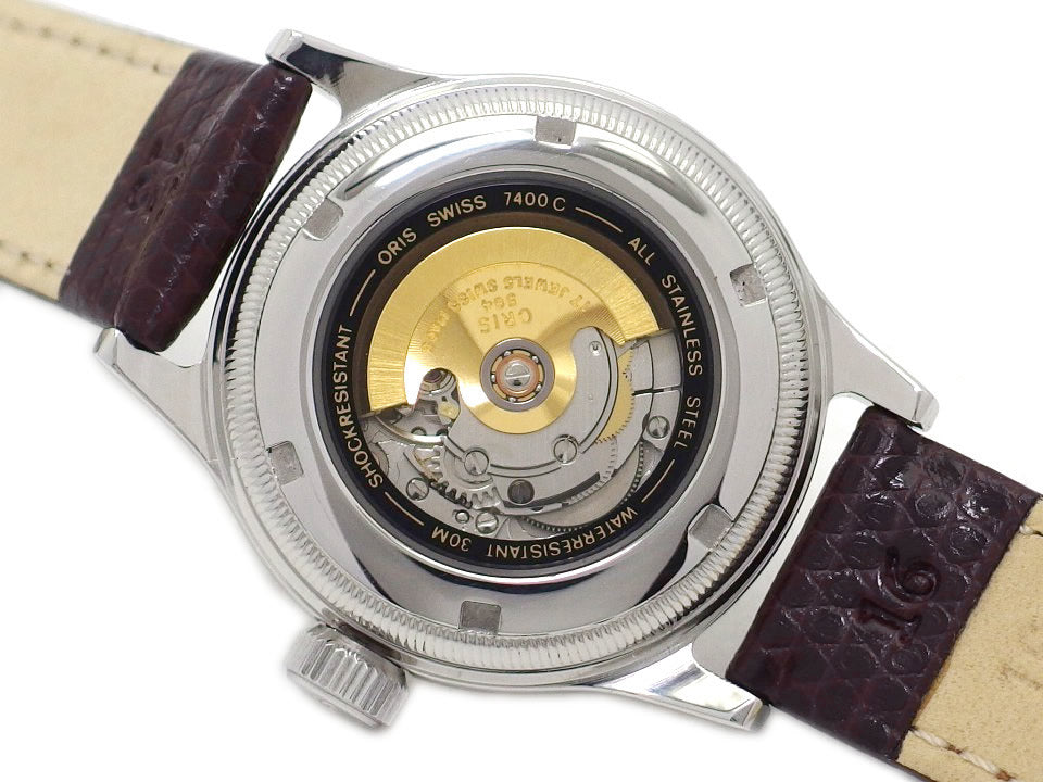 オリス ビッグクラウン ポインターデイト レディース 32mm 584 7400 自動巻 OH済 2000年代 USED