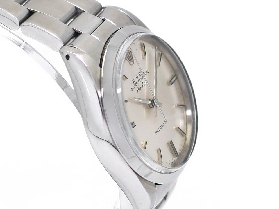ロレックス エアキング Ref.5500 Cal.1520 自動巻 OH済 ロレックス純正ハードブレス 1987年製 Rolex