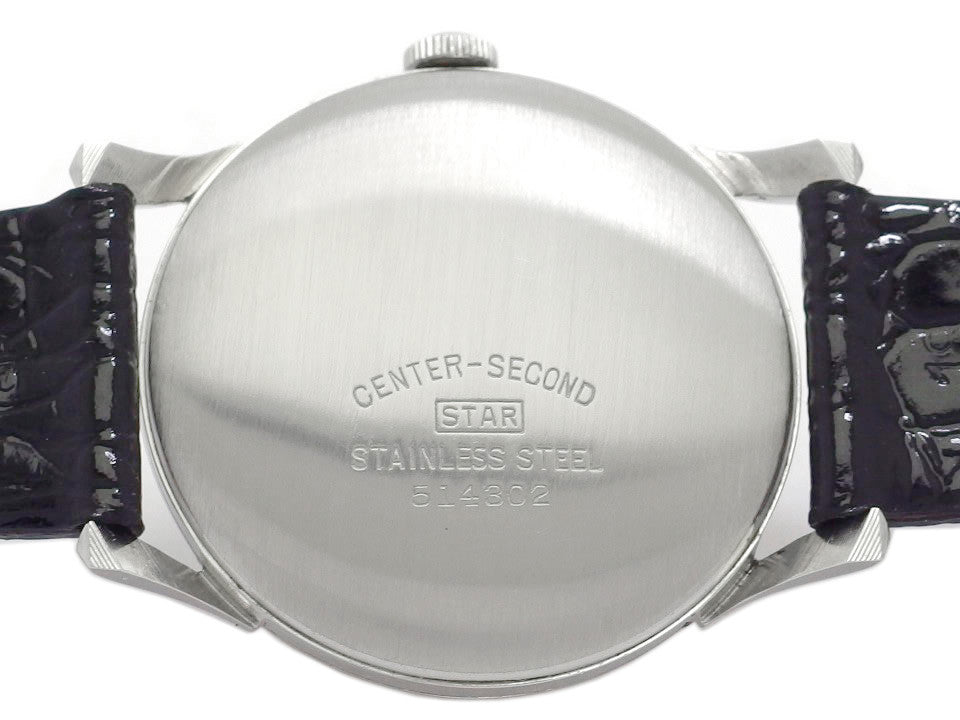 シチズン センターセコンド Cマーク くさび形インデックス 15石 手巻 OH済 1950年代 Citizen