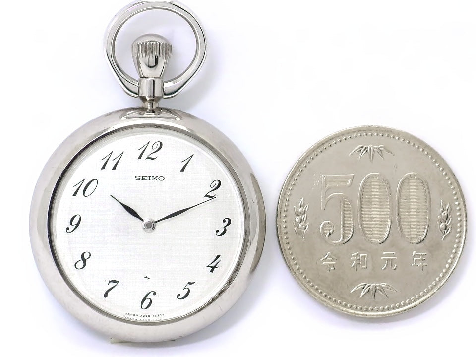 セイコー 懐中時計 ペンダントウォッチ 32mm 2220-0580 手巻 昭和52年製