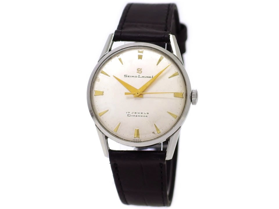 セイコー ローレル Sマーク 14048 SS 17石 手巻 OH済 昭和33年製／1958年製 Seiko
