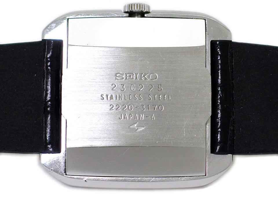 セイコー シャリオ Ref.2220-3170 スクエア 薄型ケース 手巻 OH済 昭和47年/1972年製 Seiko