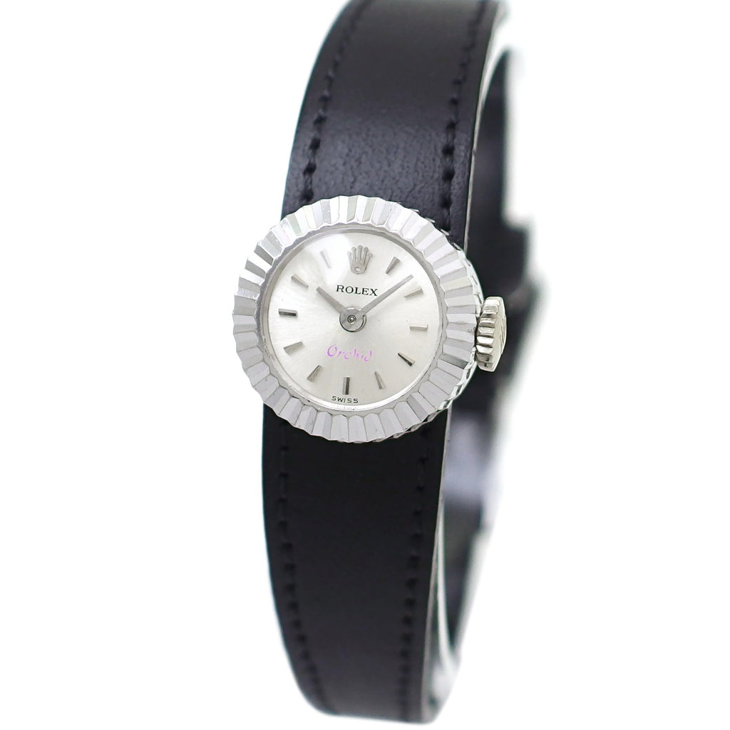 ロレックス オーキッド カメレオン レディース 18金ホワイトゴールド Ref.2059 手巻 OH済 1965年製 Rolex