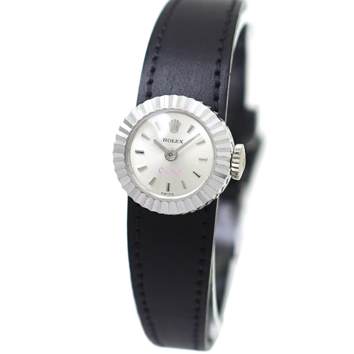 ロレックス オーキッド カメレオン レディース 18金ホワイトゴールド Ref.2059 手巻 OH済 1965年製 Rolex