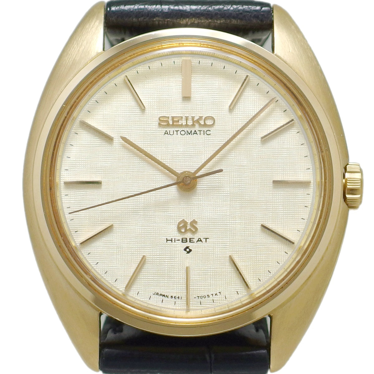 [Rare] Grand Seiko 5641-7005, 18K Solid Gold Case, Original Buckle, Automatic, Serviced, Manufactured in 1971 (Showa 46)