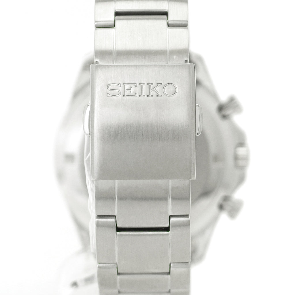 セイコー クロノグラフ SBTR029 8T67-00C0 パステルブルー文字盤 クオーツ 2022年購入品 USED