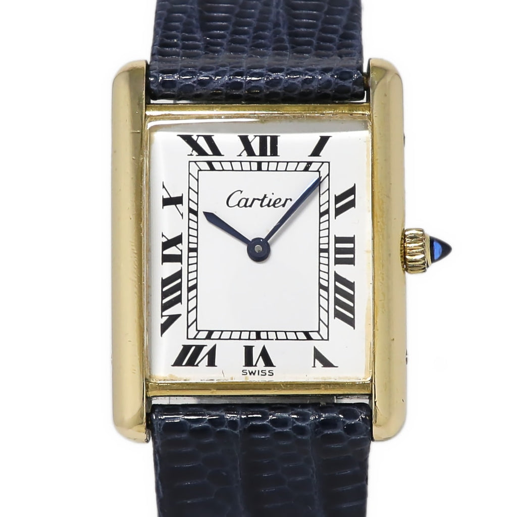 カルティエ タンク Ref.15705 金メッキ レディース Cal.78X ETA2512 手巻き OH済 1970年代