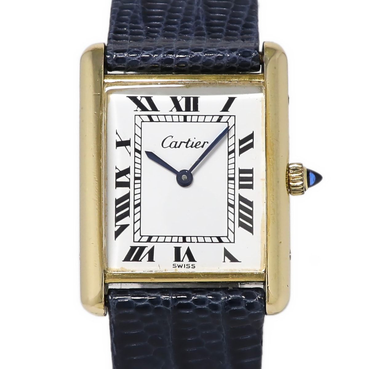カルティエ タンク Ref.15705 金メッキ レディース Cal.78X ETA2512 手巻き OH済 1970年代