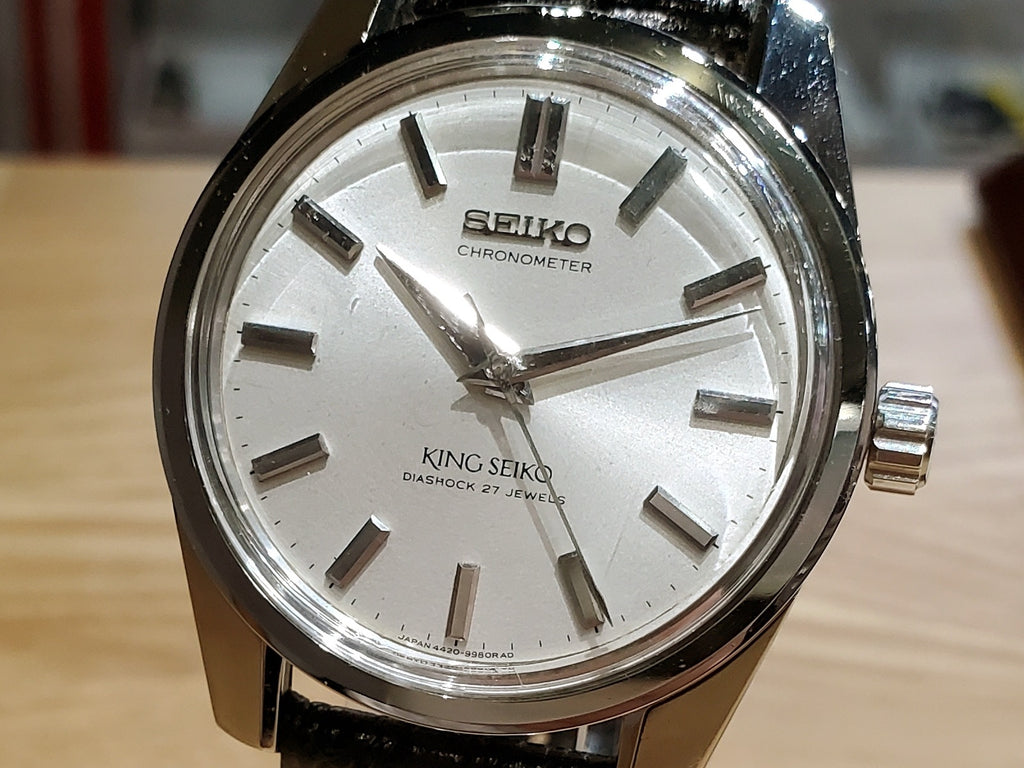 [Rare] King Seiko Chronometer 4420-9990 Late Model, Lion Medallion, Manual Wind, Overhauled, Manufactured in 1966 (Showa 41), Seiko