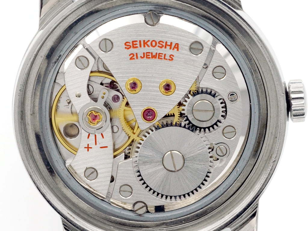 セイコー クロノス ウォータープルーフ J13046 スクリューリング型裏蓋 21石 手巻 OH済 昭和37年/1962年製