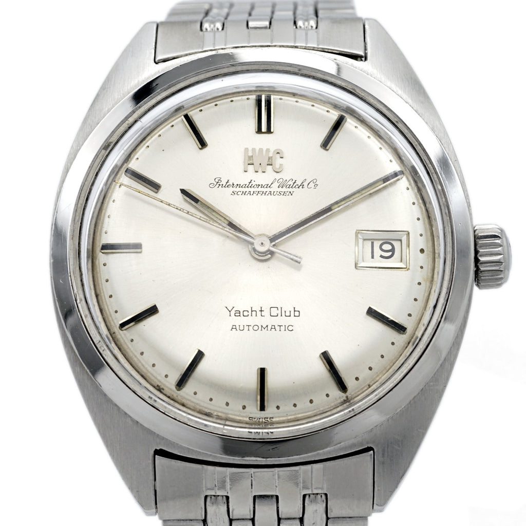 IWC ヨットクラブ 魚リューズ 純正ブレスレット Cal.8541B 自動巻 OH済 1973年製