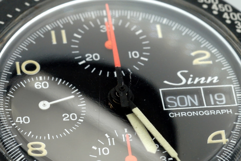 Sinn 256T Chronograph Day-Date ETA 7750 25 Jewels Automatic OH Serviced USED