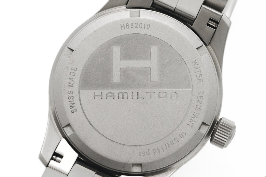 ハミルトン カーキ 38mm H68201163 グリーン文字盤 純正ブレス クオーツ 2023購入品 USED Hamilton