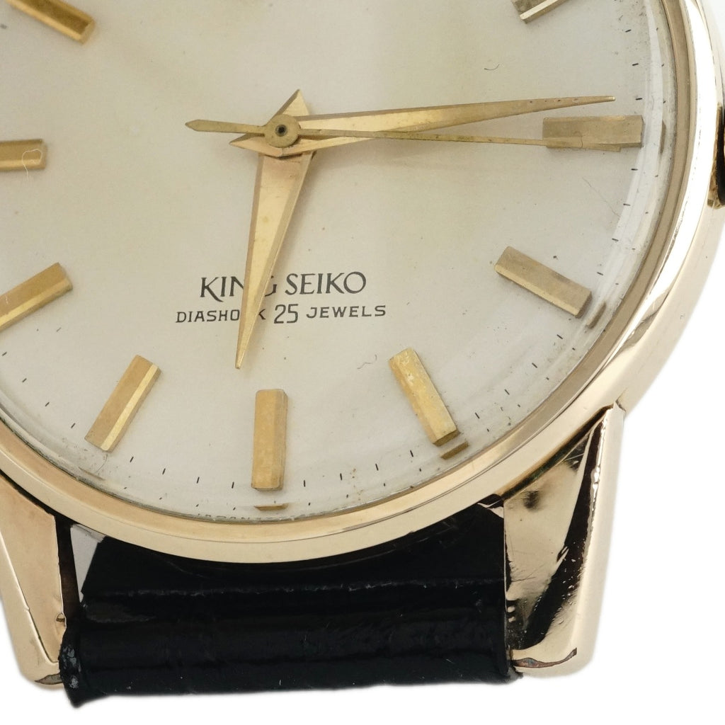 キングセイコー セカンドモデル 44-2000 金張り 盾メダリオン 手巻 OH済 昭和41年/1966年製
