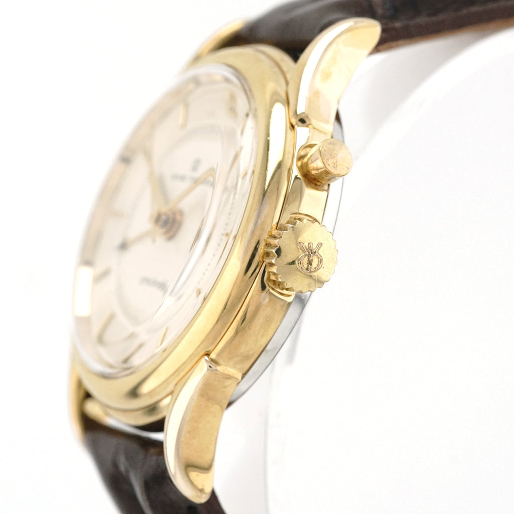 Revue Thommen Cricket 8022001 Gold Plated Alarm Hand-wound Overhauled Circa 1995 USED