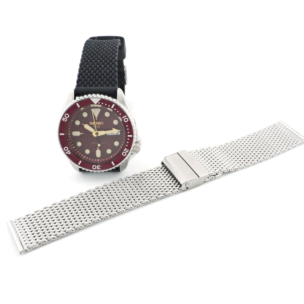 セイコー ５スポーツ メカニカル ワインレッド文字盤 4R36-07G0 自動巻 USED Seiko