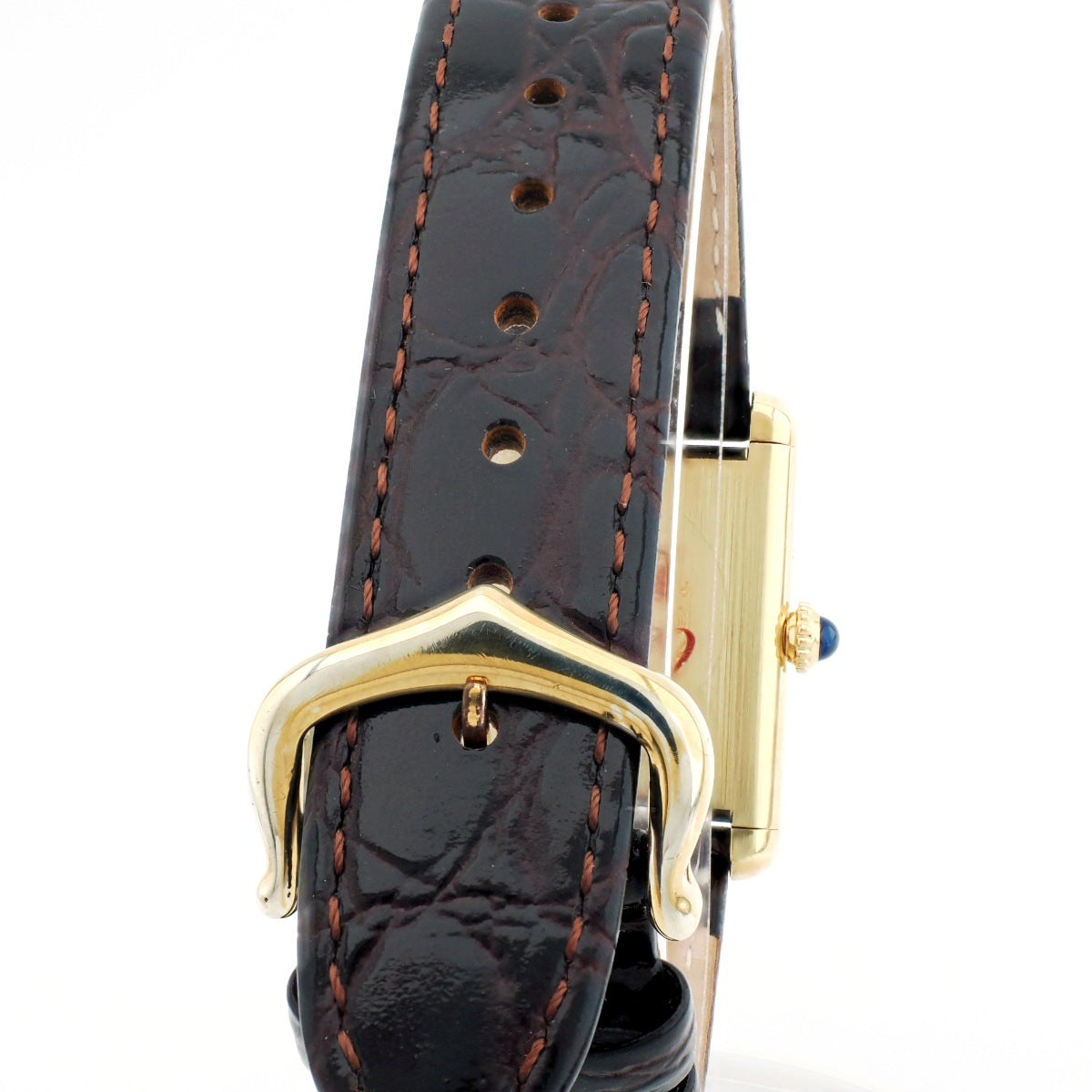 Cartier Must Tank LM, manual-wind, with international lifetime guarantee, factory serviced, purchased in 1983.