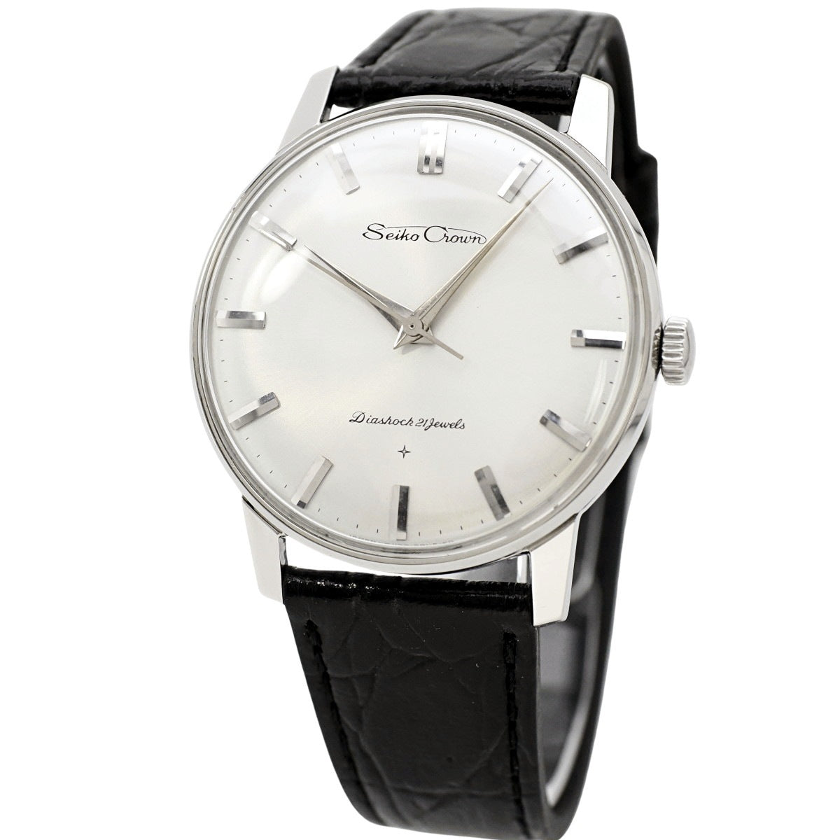 セイコー クラウン J15011 SS Cal.560 21石 手巻 OH済 昭和38年/1963年製 Seiko Crown