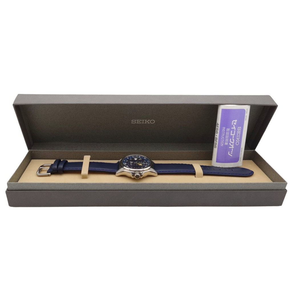 セイコー The Great Blue パーペチュアルカレンダー GMT 8F56-0130 クオーツ 2001年製 USED Seiko
