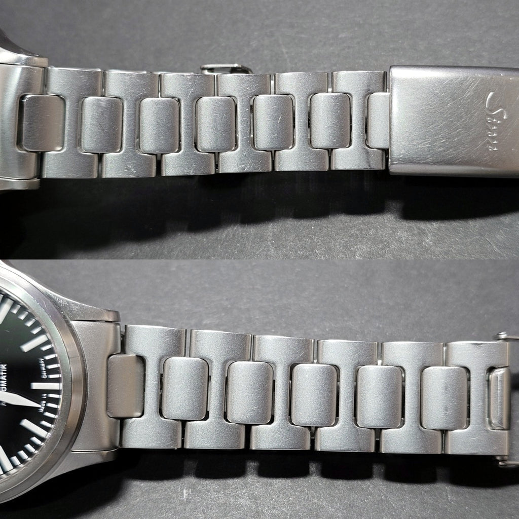 ジン 556 ブラック文字盤 バーインデックス SSブレス 自動巻 2000年代 USED Sinn