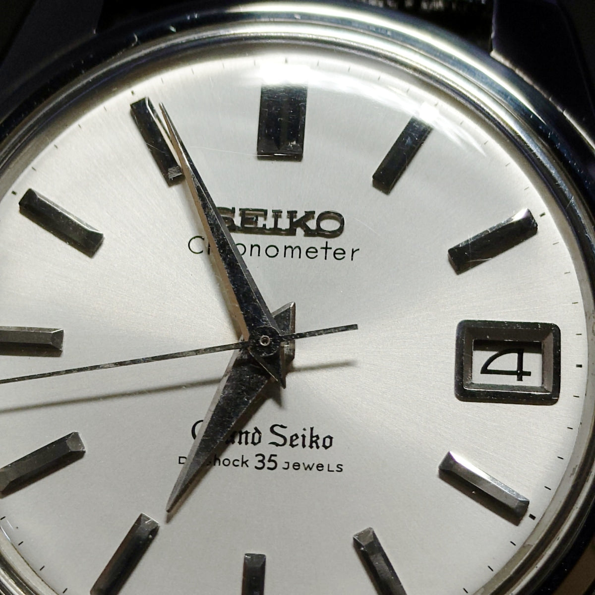 グランドセイコー セカンドモデル 5722-9990 ライオンメダリオン W SEIKOリューズ 手巻 OH済 昭和40年/1965年製