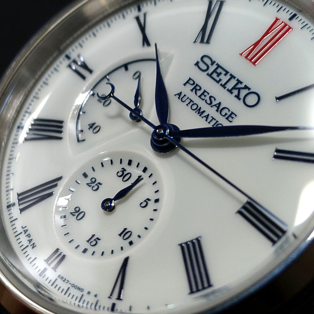 セイコー プレサージュ SARW049 有田焼文字盤 6R27-00N0 自動巻 2019年製 USED Seiko Presage