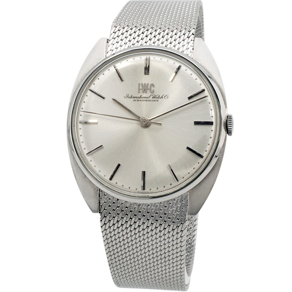 IWC Ref.2407 トノー型 純正メッシュブレスレット Cal.403 手巻き OH済 1973年製