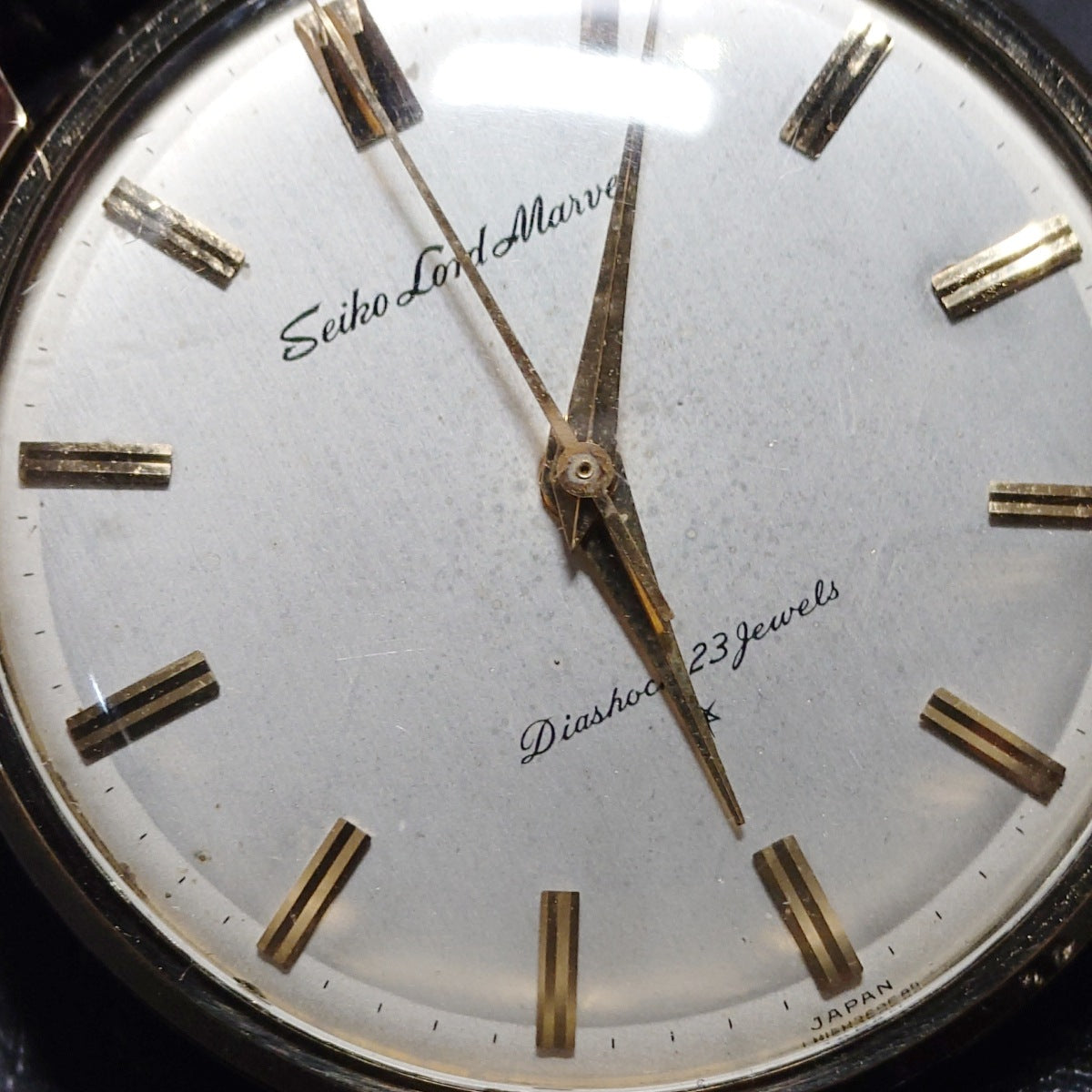 セイコー ロードマーベル 15027 14金張り AD文字盤 23石 手巻 OH済 昭和38年/1963年製 Seiko