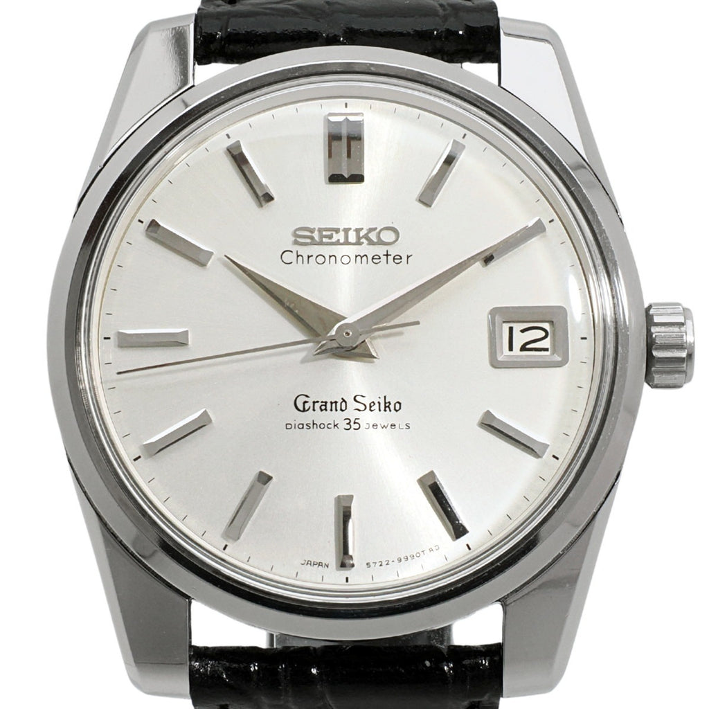 グランドセイコー セカンドモデル 5722-9990 ライオンメダリオン W SEIKOリューズ 手巻 OH済 昭和40年/1965年製