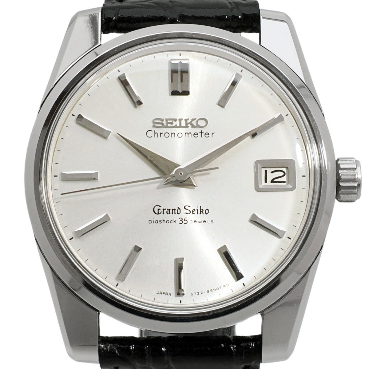 グランドセイコー セカンドモデル 5722-9990 ライオンメダリオン W SEIKOリューズ 手巻 OH済 昭和40年/1965年製