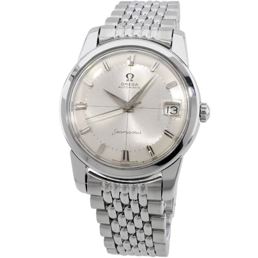 オメガ シーマスター 166.009 クロスライン 純正ブレスレット Cal.562 自動巻 OH済 1963年製