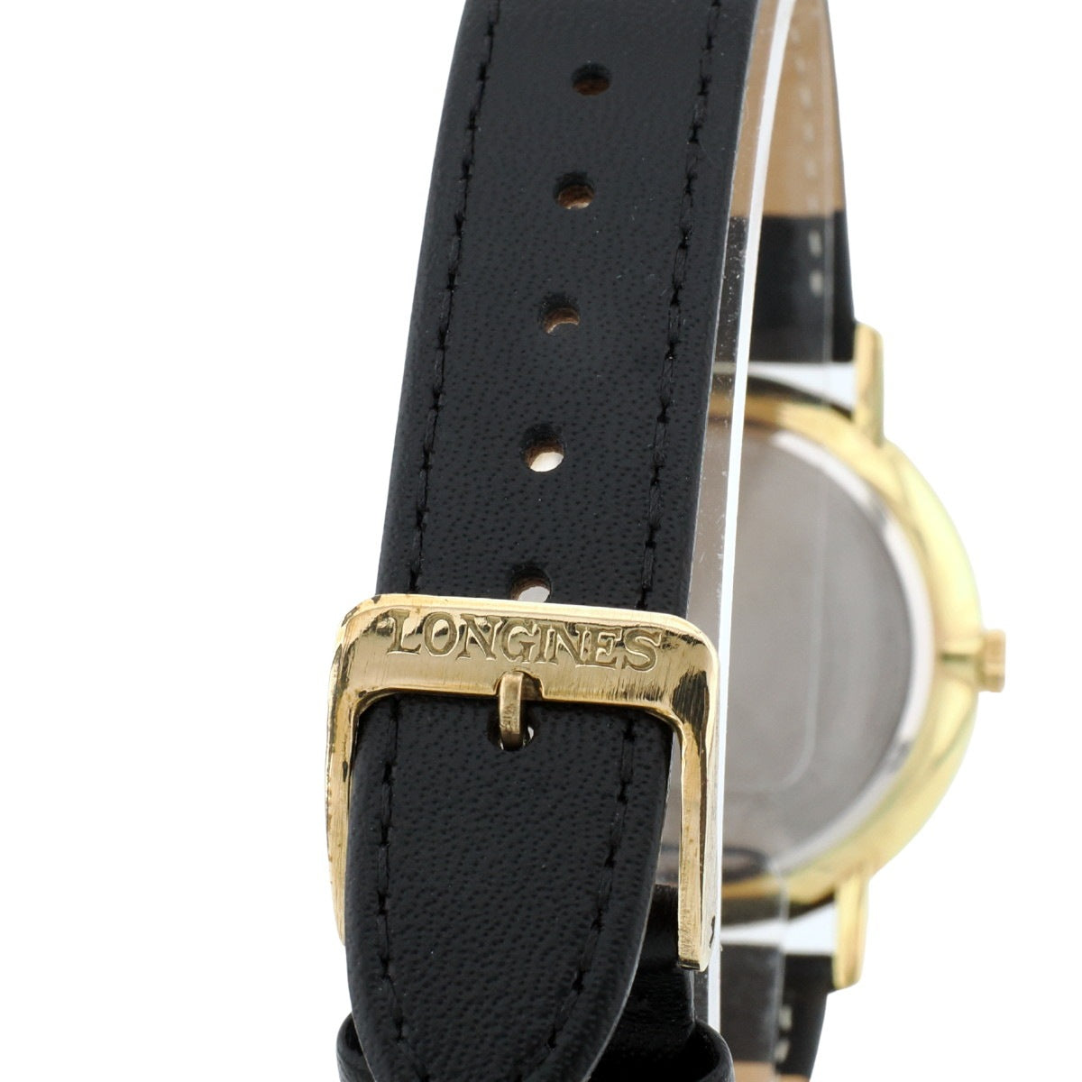 Longines Ref.4127 with warranty, thin gold-plated case, original buckle, Cal.L847.4 manual-wind, overhauled, 1978 production.