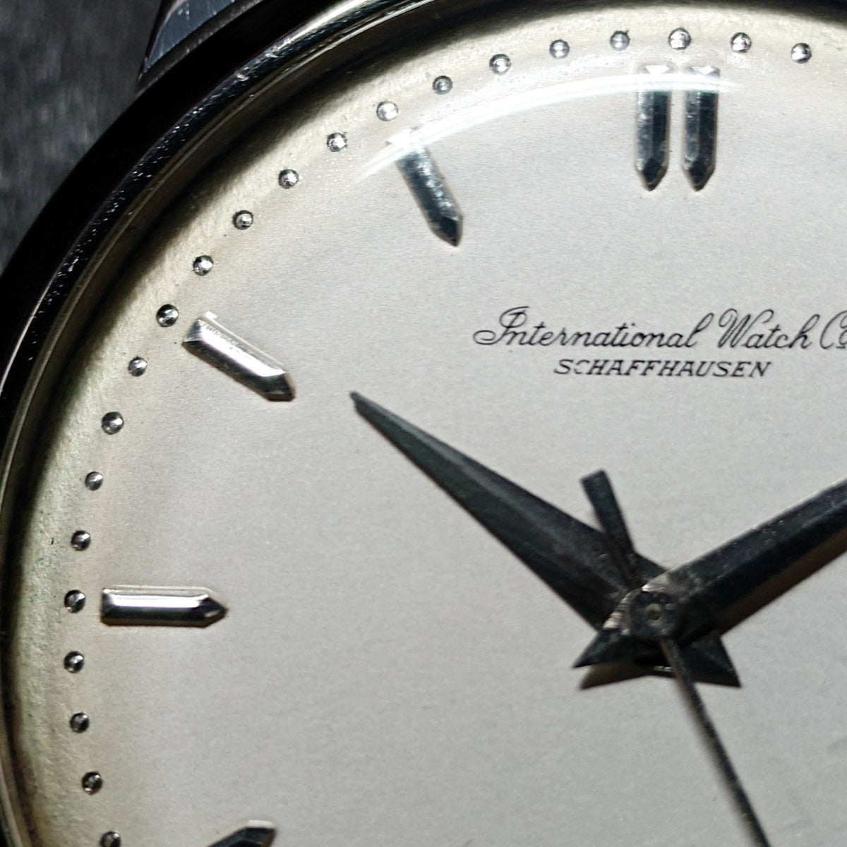 IWC ヴィンテージ ビッグケース Cal.853 ペラトン式 自動巻 筆記体ロゴ OH済 1959年製