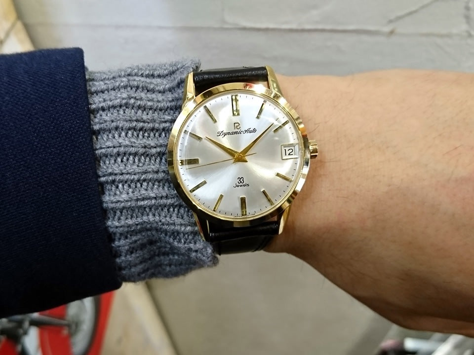 リコー　ダイナミック オート Ref.57106 金メッキケース 33石 自動巻 OH済 1960年代