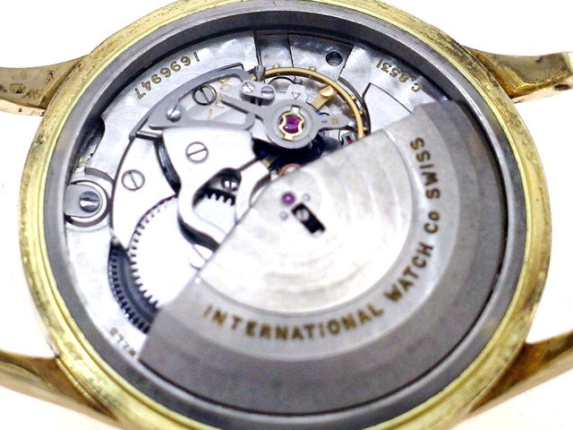 インターナショナル Ref.347A 18金無垢 文字盤リダン Cal.8531 自動巻 OH済 1965年製 IWC