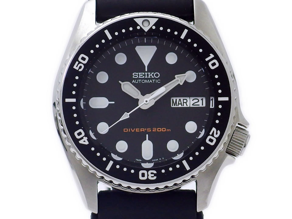 セイコー ダイバーズ 200m ミドルサイズ 38mm SKX013K1　7S26-0030 自動巻 USED