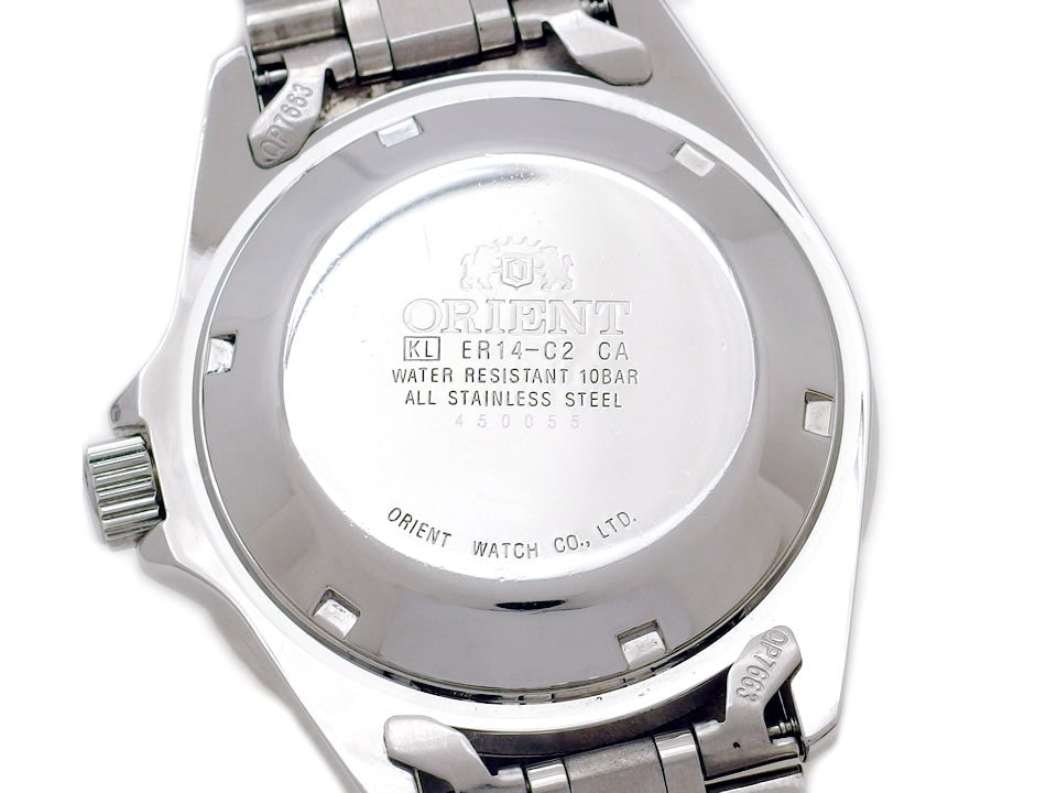 オリエント キングマスター WZ0251ER ホワイト文字盤 銀ベゼル 自動巻 2000年代 USED ORIENT